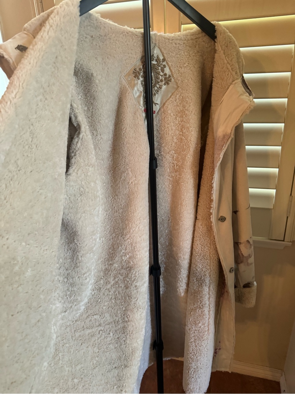 NWOT Johnny Was Faux Suede Sherpa Jacket - Picture 11 of 12